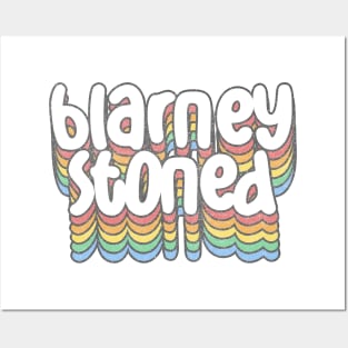 Blarney Stoned / Funny Irish Pride Retro Design Posters and Art